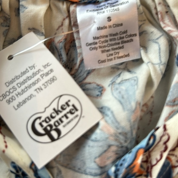 Floral Print Boho-style Blouse - Picture 4 of 4